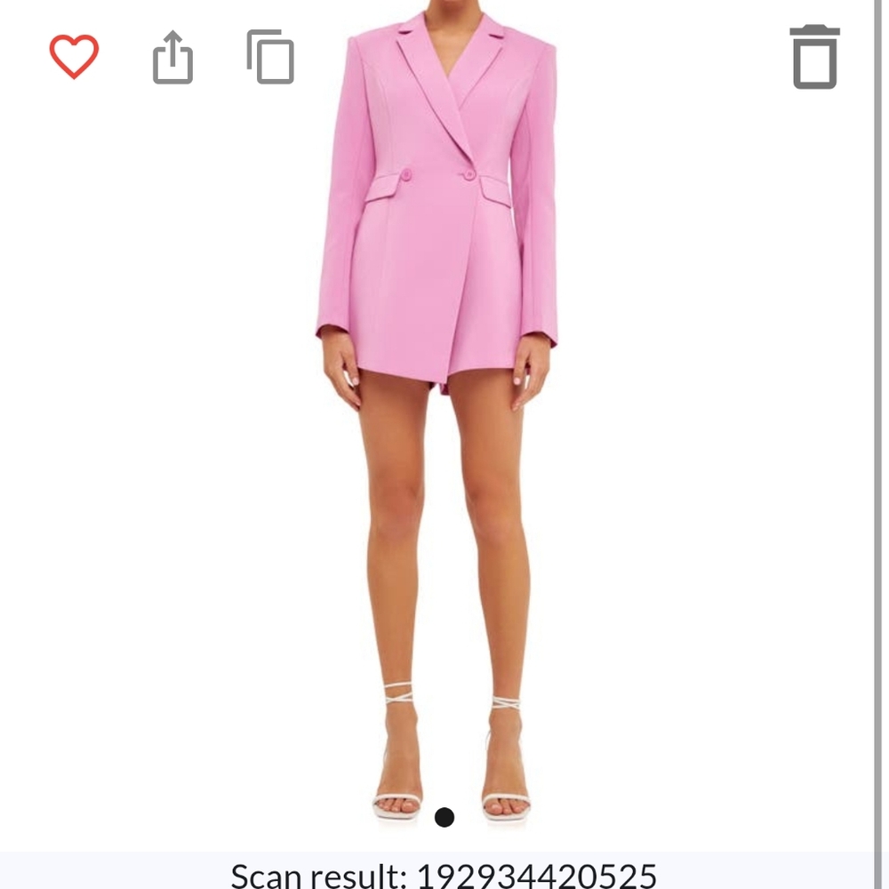 Endless Rose Lilac Long Sleeve Romper